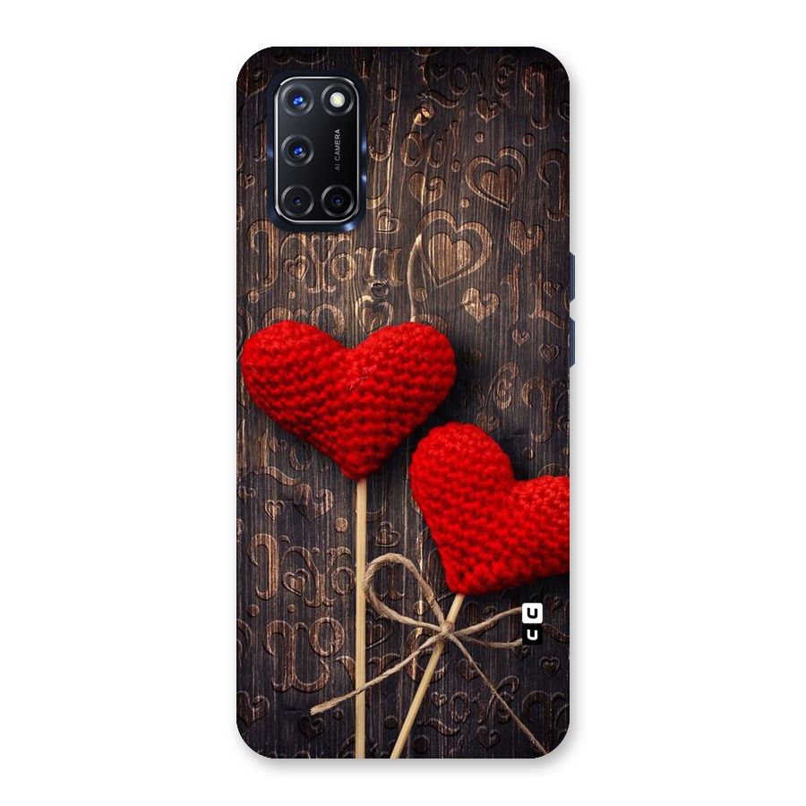 Thread Art Wooden Print Back Case for Oppo A52