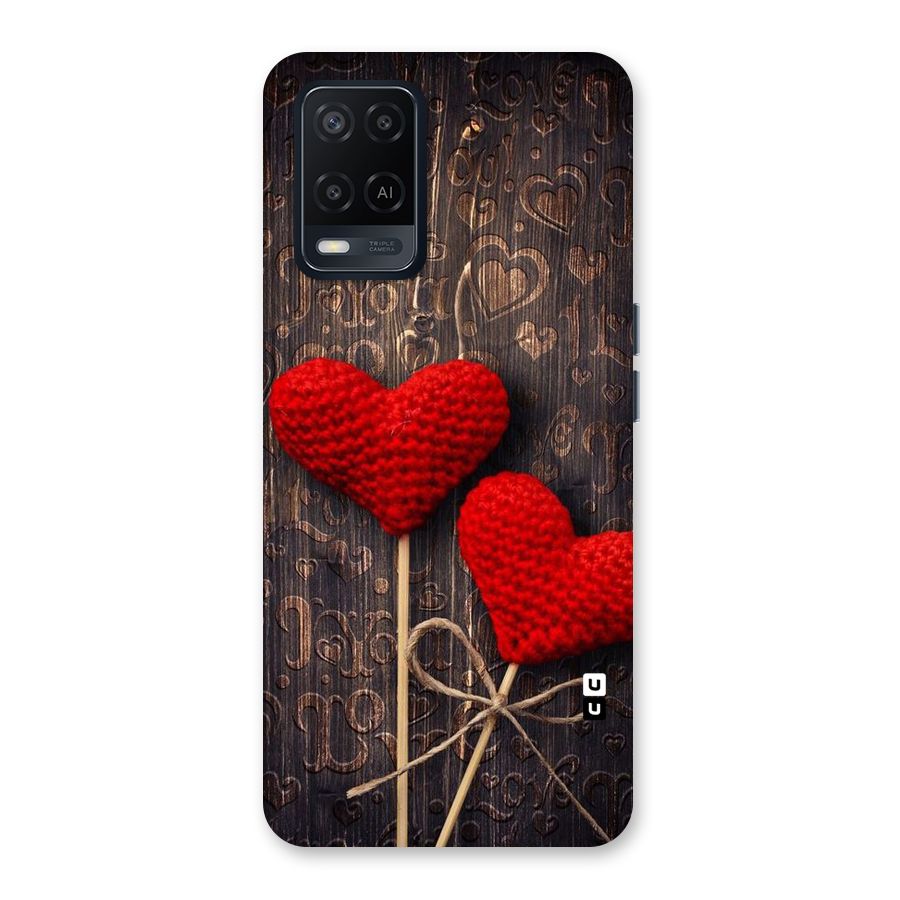 Thread Art Wooden Print Back Case for Oppo A54
