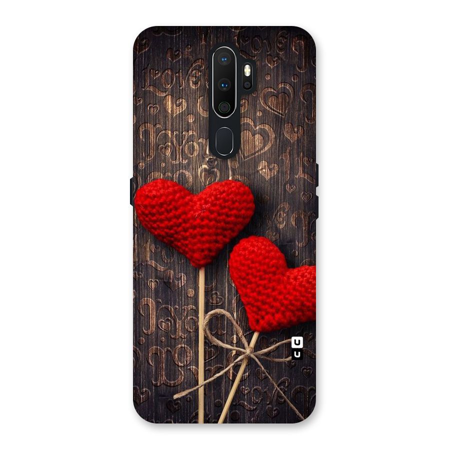 Thread Art Wooden Print Back Case for Oppo A5 (2020)