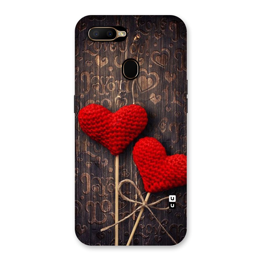 Thread Art Wooden Print Back Case for Oppo A5s