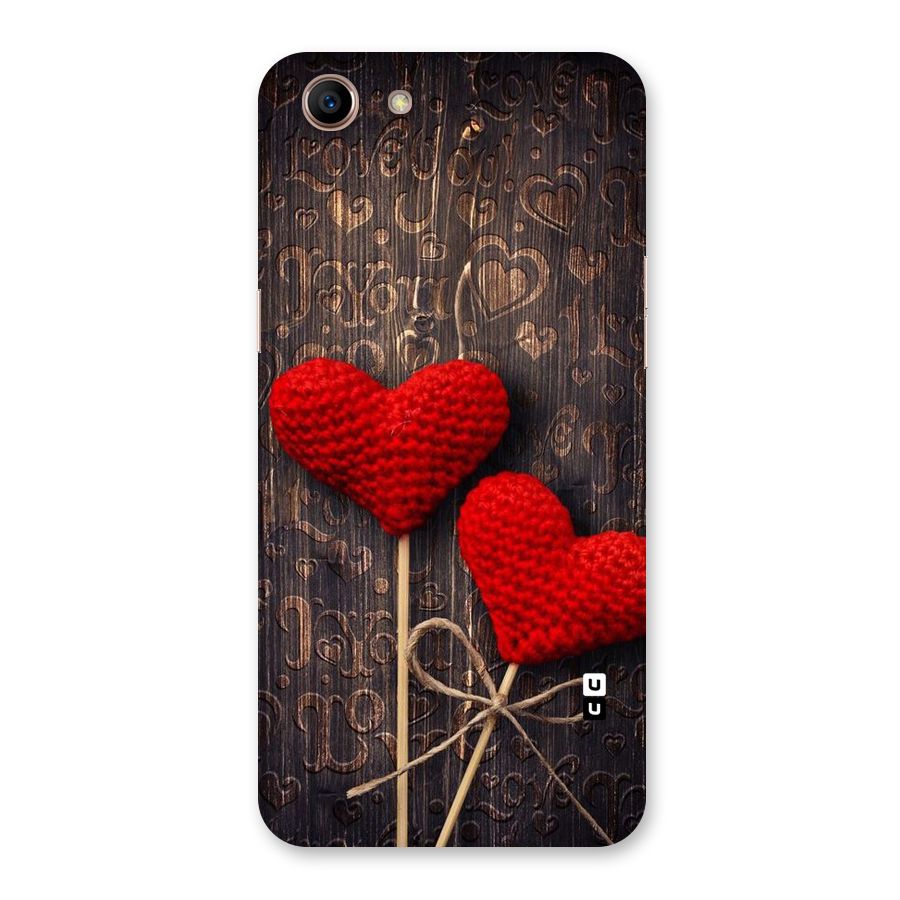 Thread Art Wooden Print Back Case for Oppo A83 (2018)