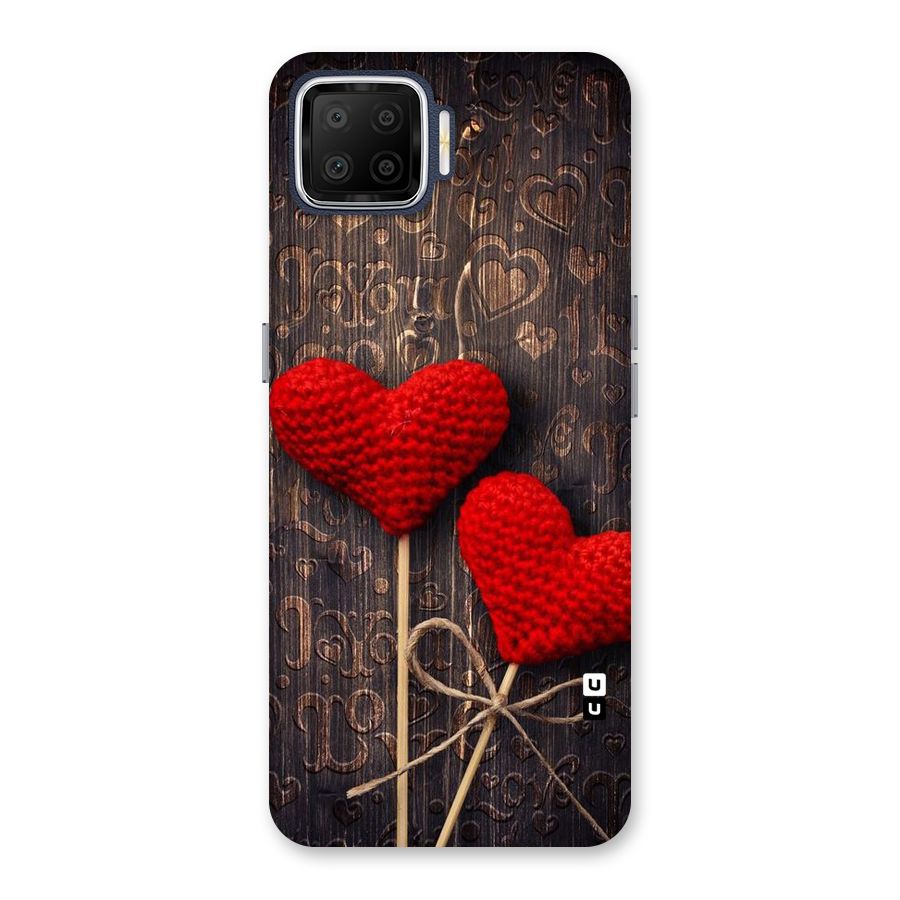 Thread Art Wooden Print Back Case for Oppo F17