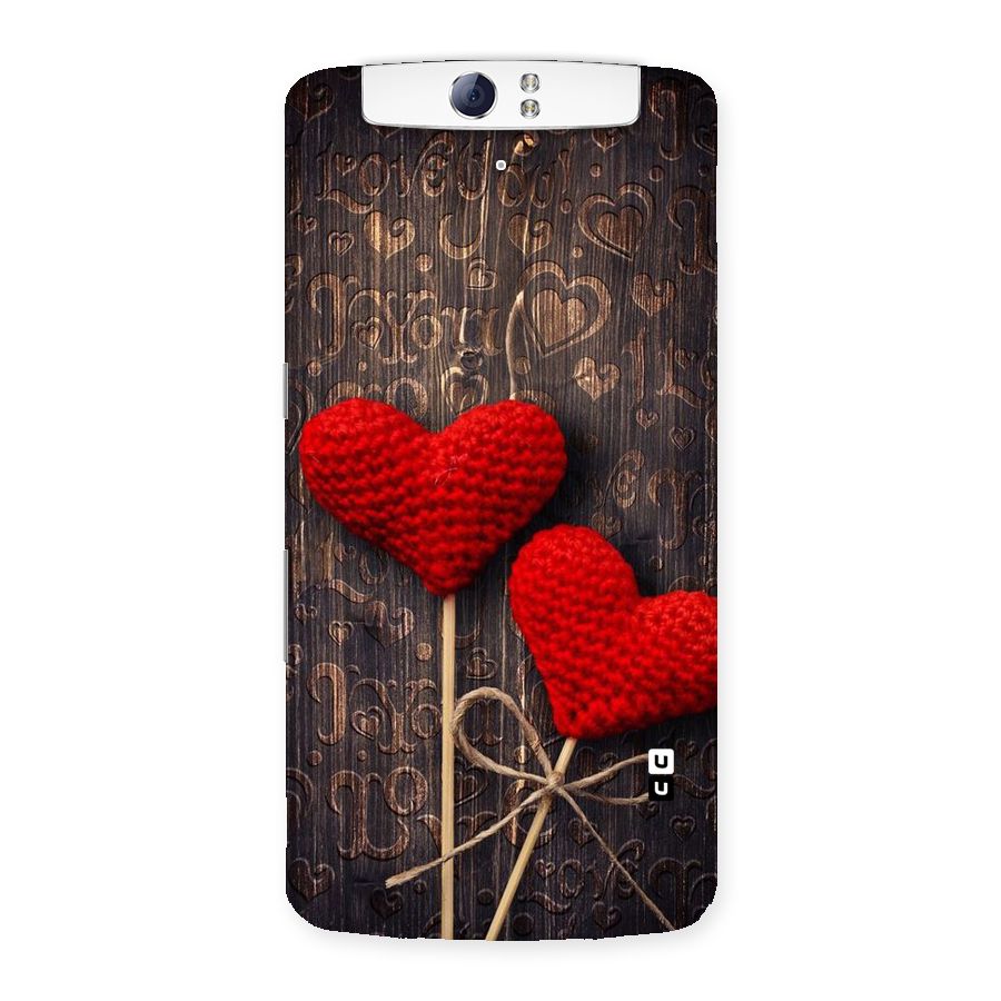 Thread Art Wooden Print Back Case for Oppo N1