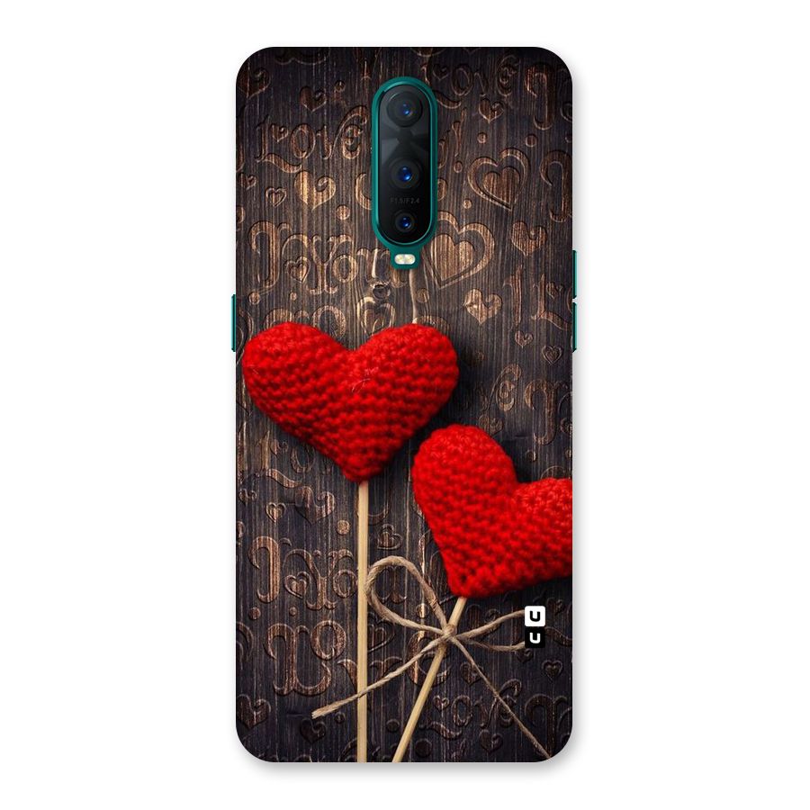 Thread Art Wooden Print Back Case for Oppo R17 Pro