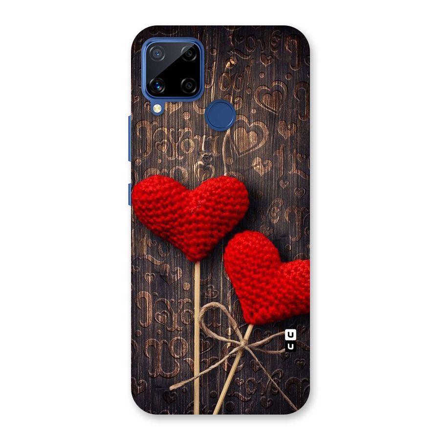 Thread Art Wooden Print Back Case for Realme C12