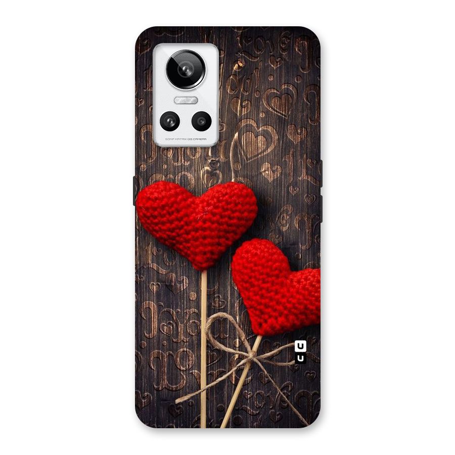 Thread Art Wooden Print Back Case for Realme GT Neo 3