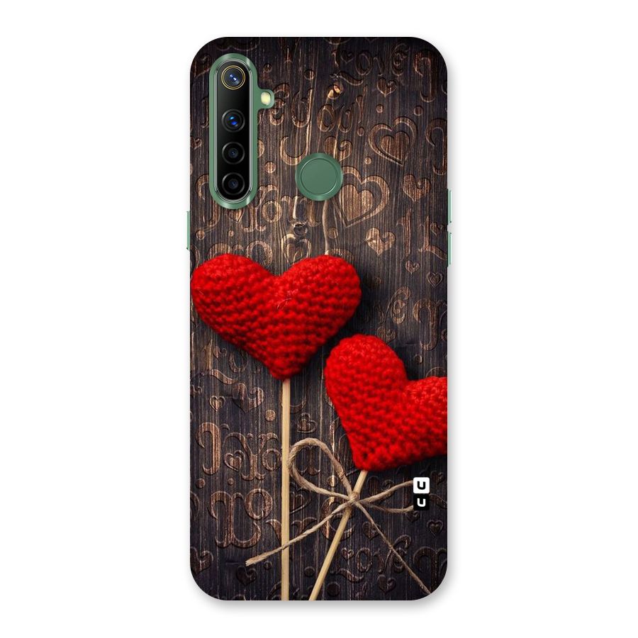 Thread Art Wooden Print Back Case for Realme Narzo 10
