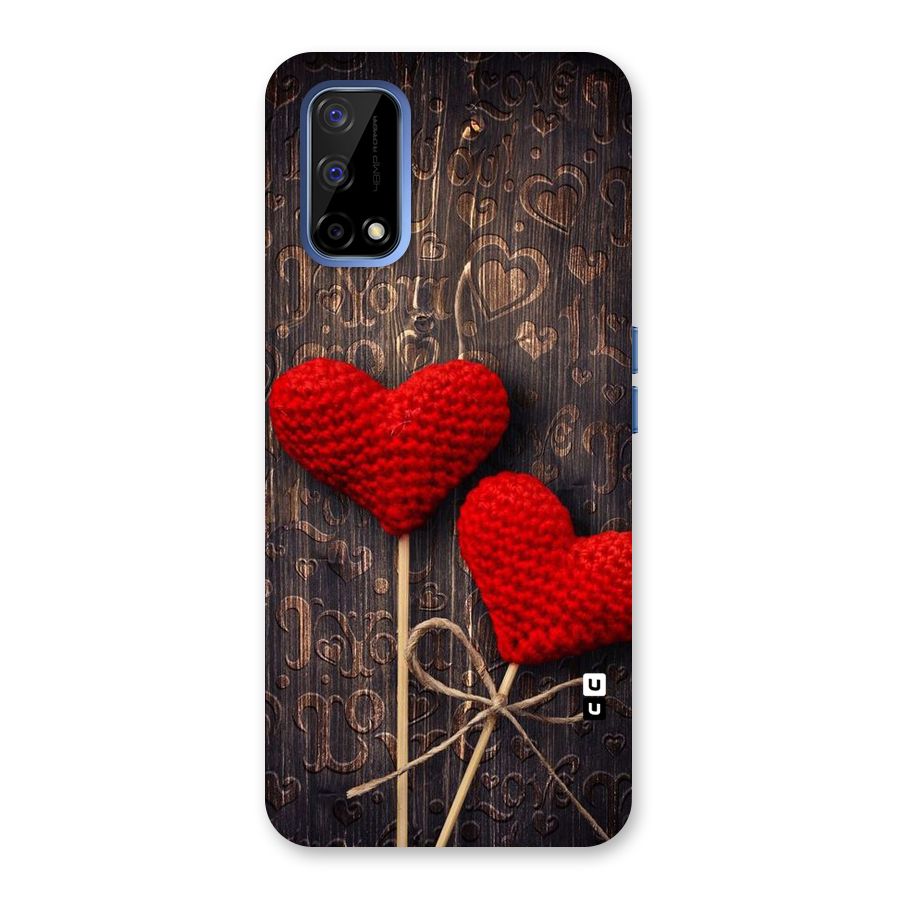 Thread Art Wooden Print Back Case for Realme Narzo 30 Pro