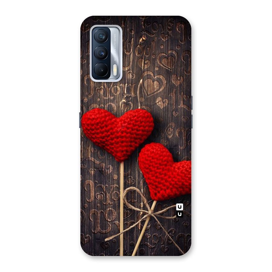 Thread Art Wooden Print Back Case for Realme X7