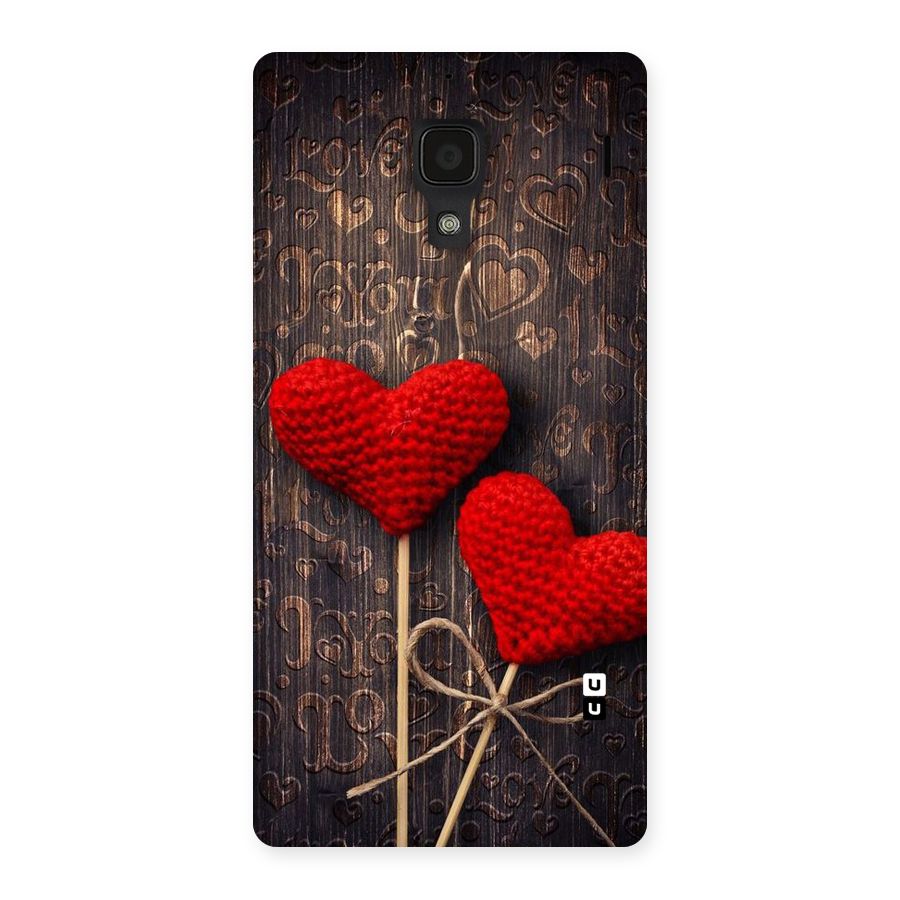 Thread Art Wooden Print Back Case for Redmi 1S