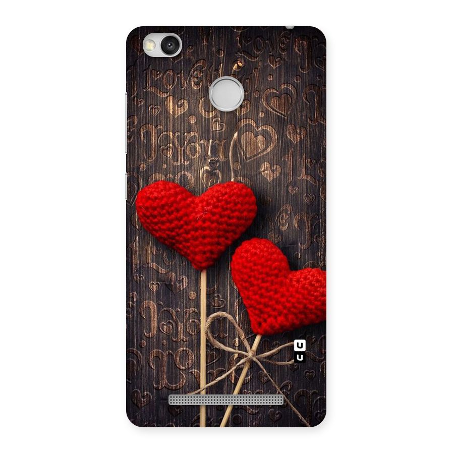 Thread Art Wooden Print Back Case for Redmi 3S Prime