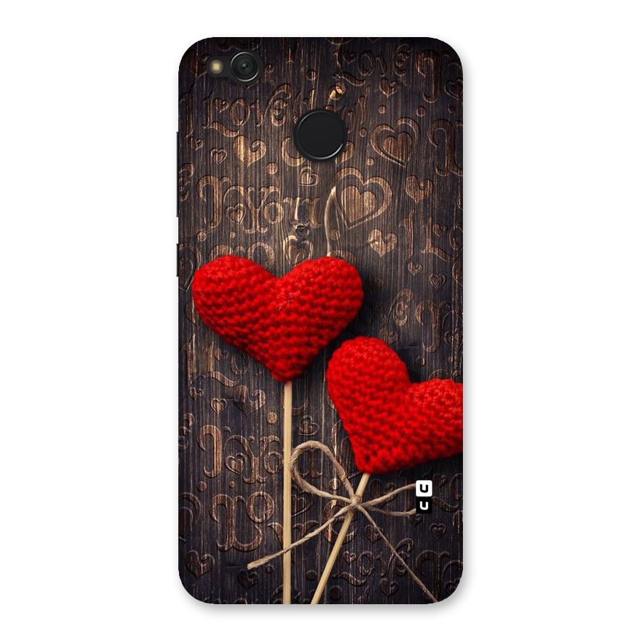 Thread Art Wooden Print Back Case for Redmi 4