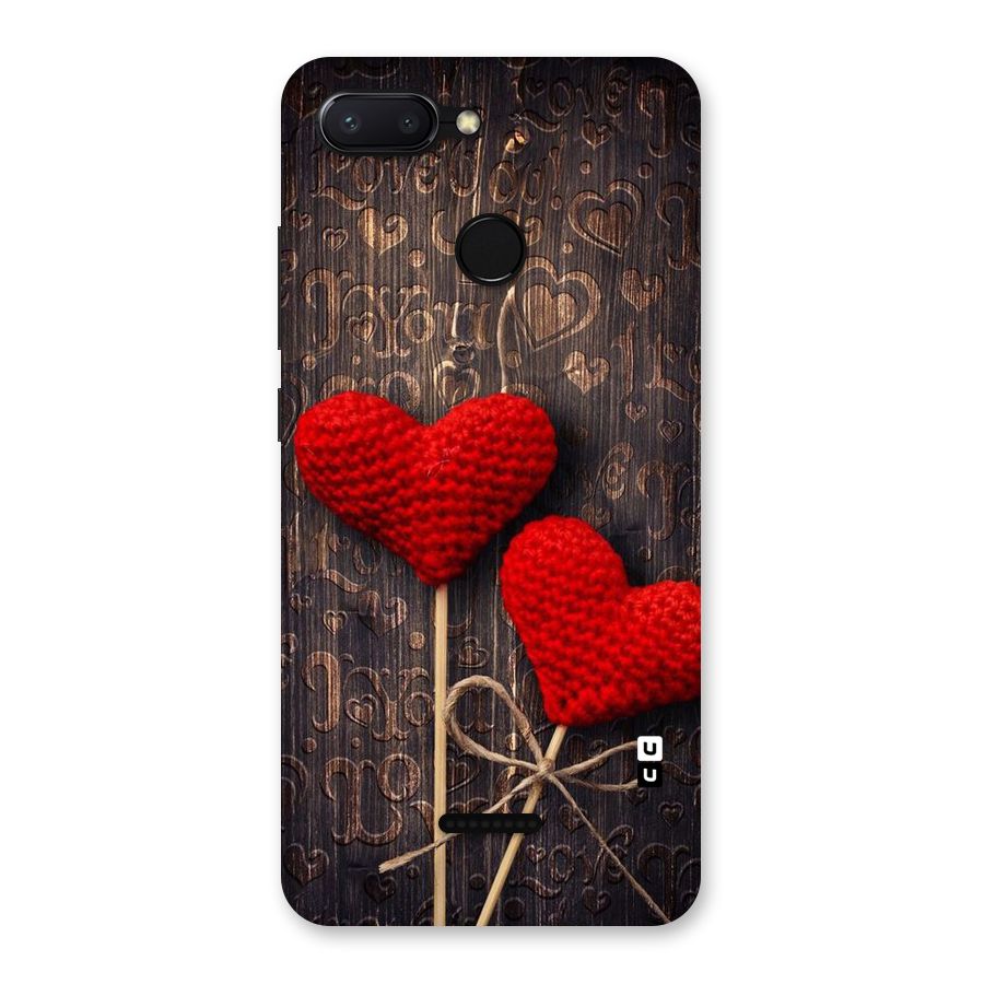 Thread Art Wooden Print Back Case for Redmi 6