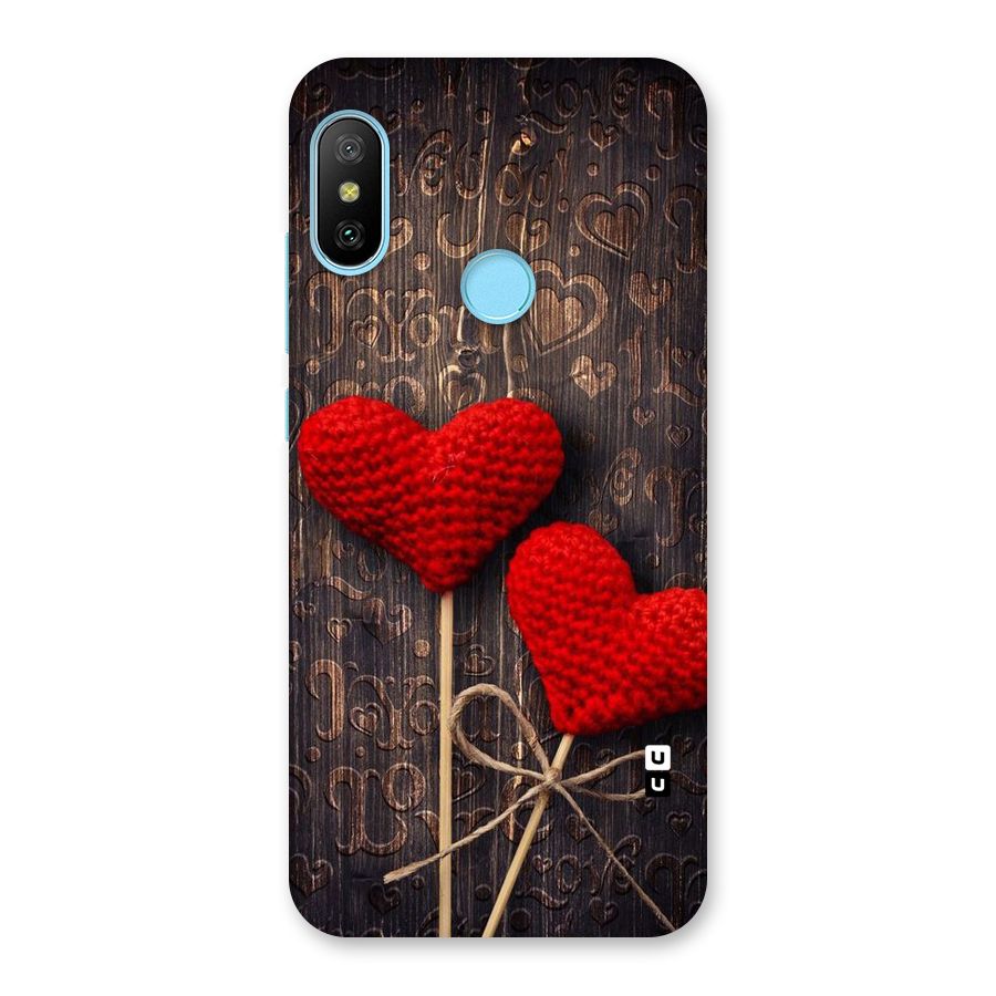 Thread Art Wooden Print Back Case for Redmi 6 Pro