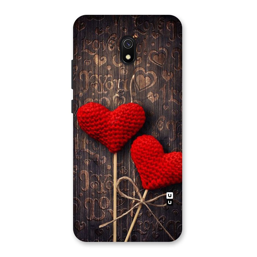 Thread Art Wooden Print Back Case for Redmi 8A
