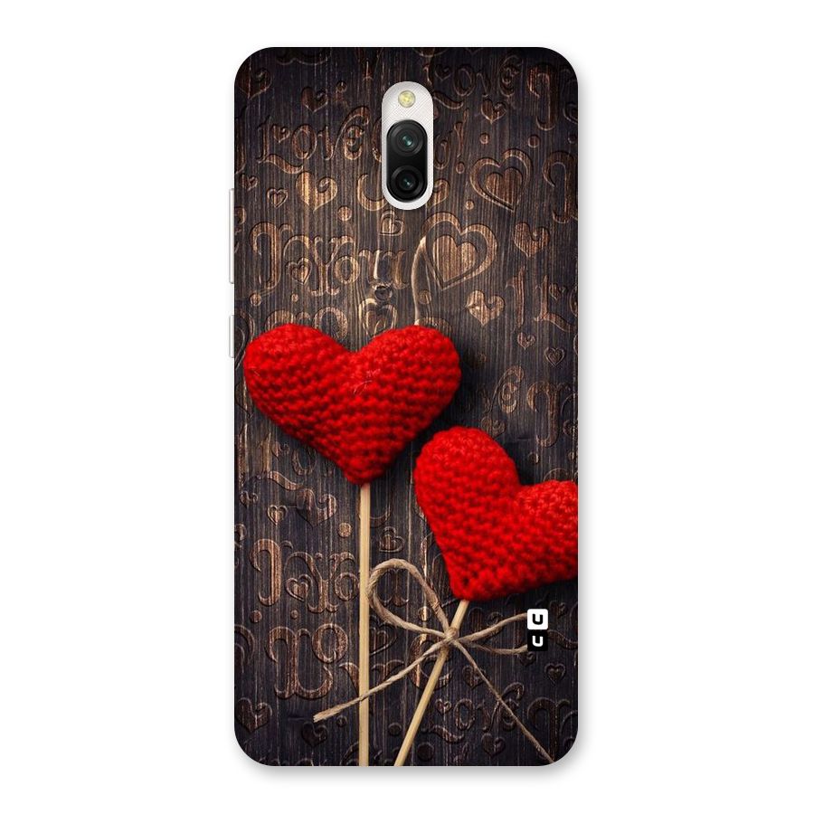 Thread Art Wooden Print Back Case for Redmi 8A Dual