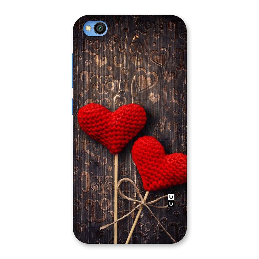 Thread Art Wooden Print Back Case for Redmi Go