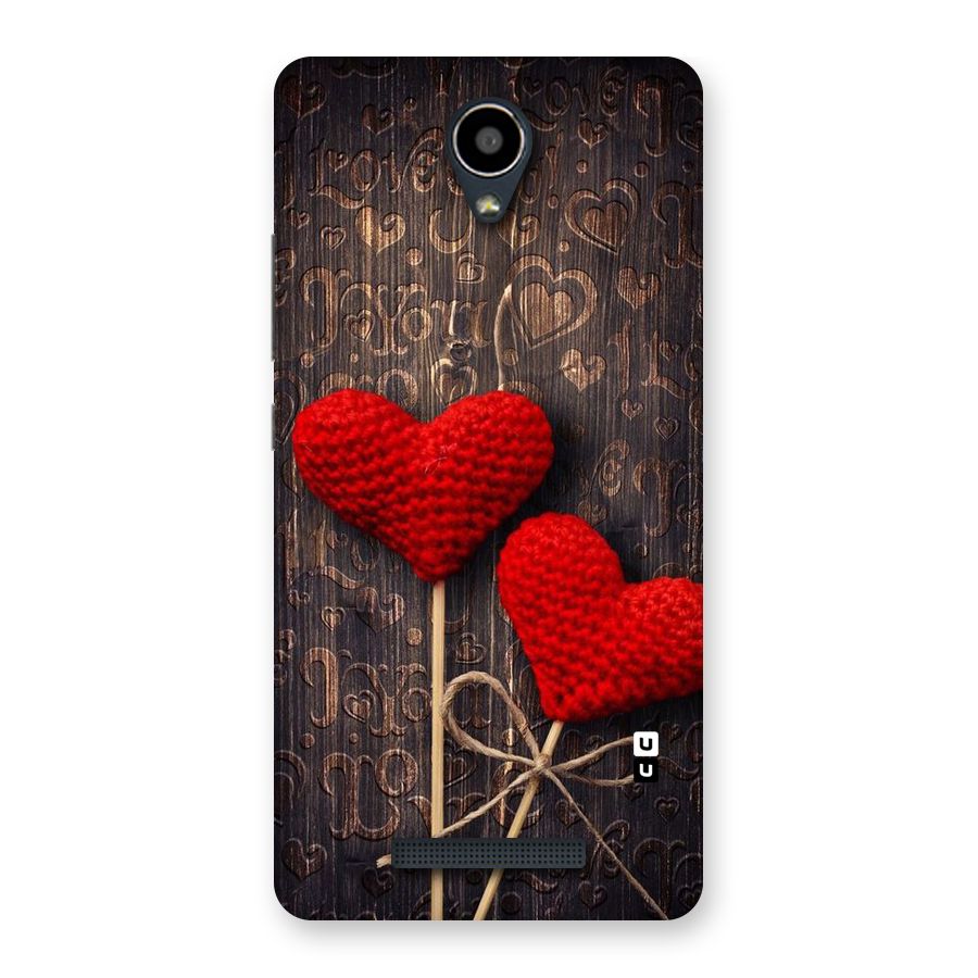 Thread Art Wooden Print Back Case for Redmi Note 2