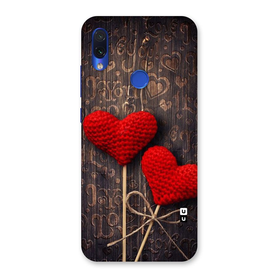 Thread Art Wooden Print Back Case for Redmi Note 7
