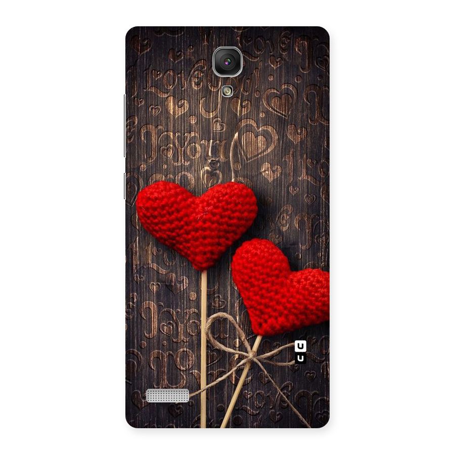 Thread Art Wooden Print Back Case for Redmi Note Prime