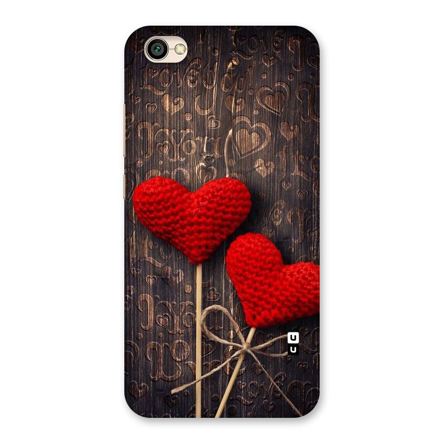 Thread Art Wooden Print Back Case for Redmi Y1 Lite