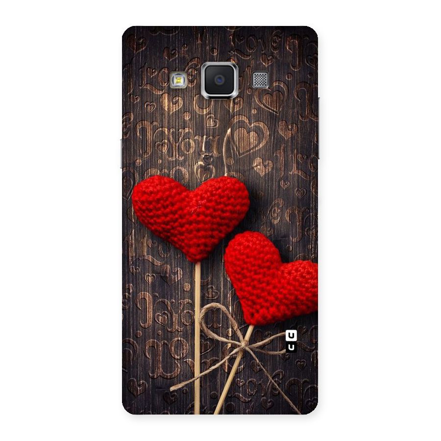 Thread Art Wooden Print Back Case for Samsung Galaxy A5
