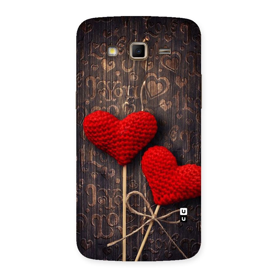 Thread Art Wooden Print Back Case for Samsung Galaxy Grand 2