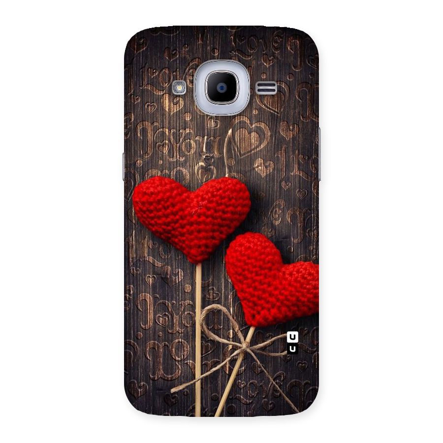 Thread Art Wooden Print Back Case for Samsung Galaxy J2 Pro