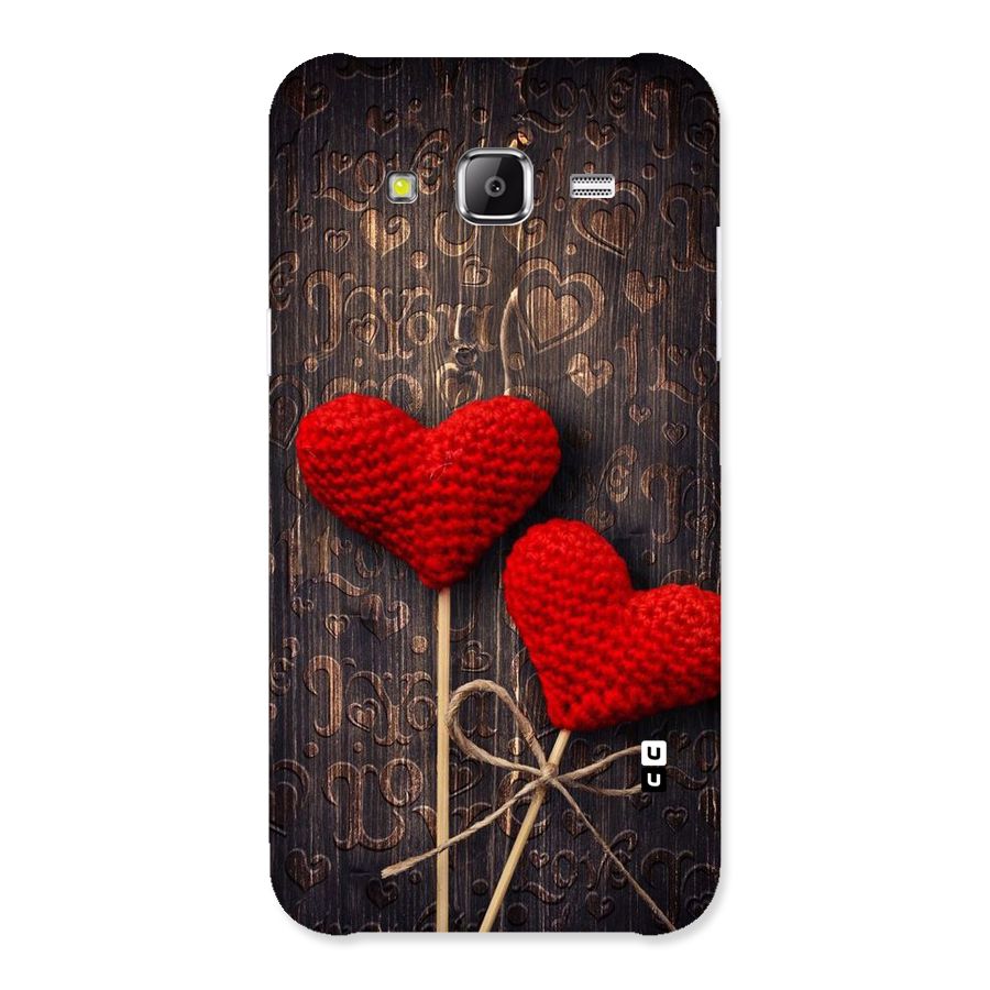 Thread Art Wooden Print Back Case for Samsung Galaxy J5