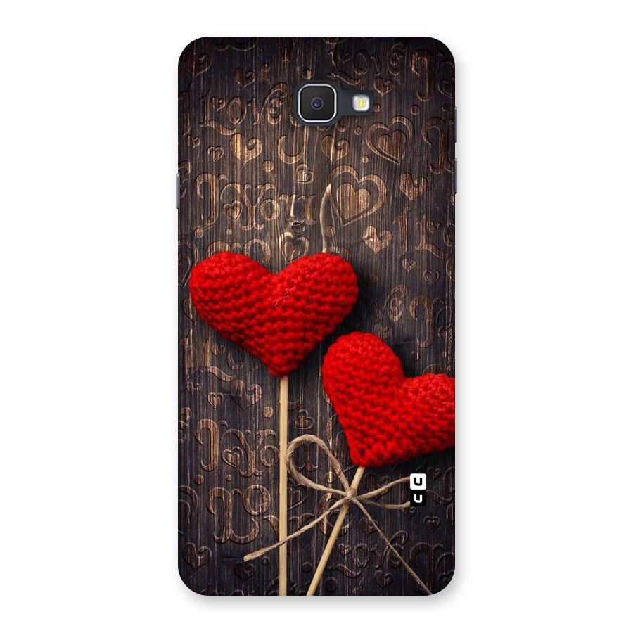 Thread Art Wooden Print Back Case for Samsung Galaxy J7 Prime
