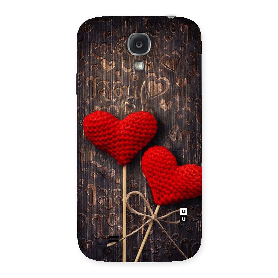 Thread Art Wooden Print Back Case for Samsung Galaxy S4