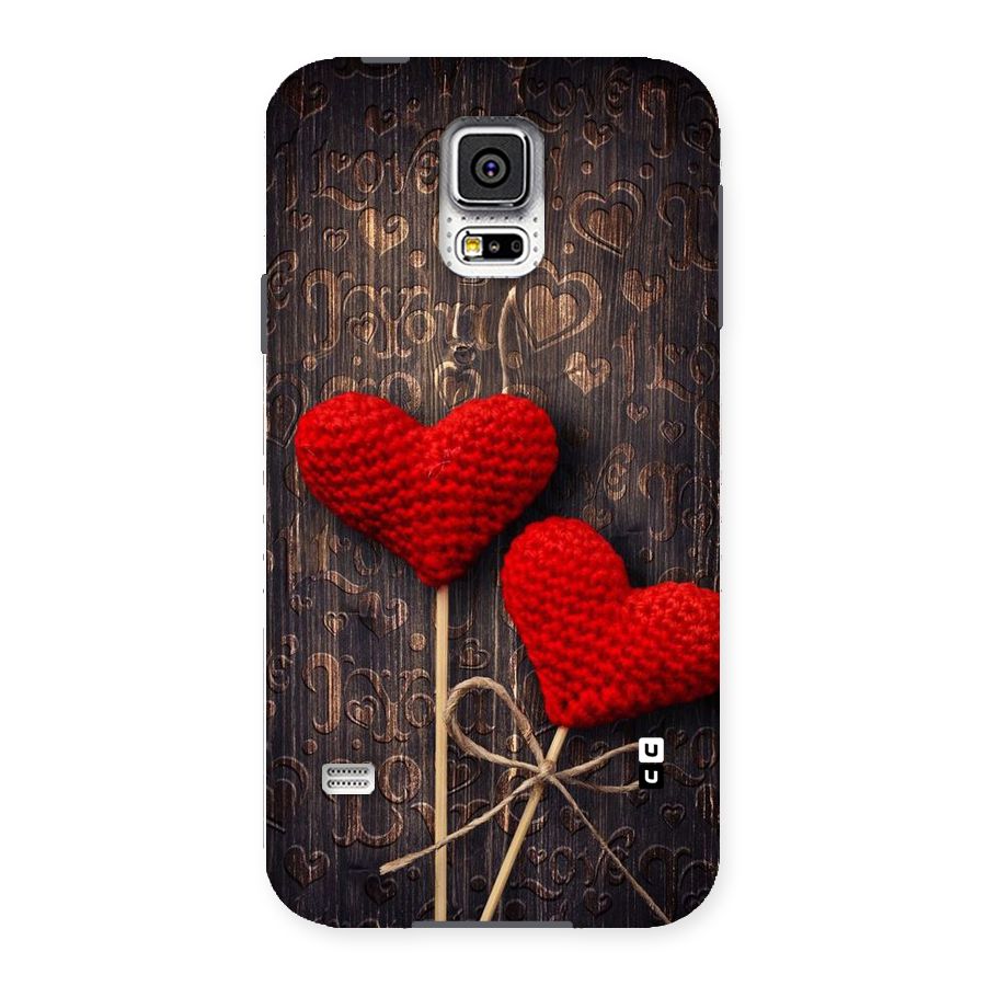 Thread Art Wooden Print Back Case for Samsung Galaxy S5