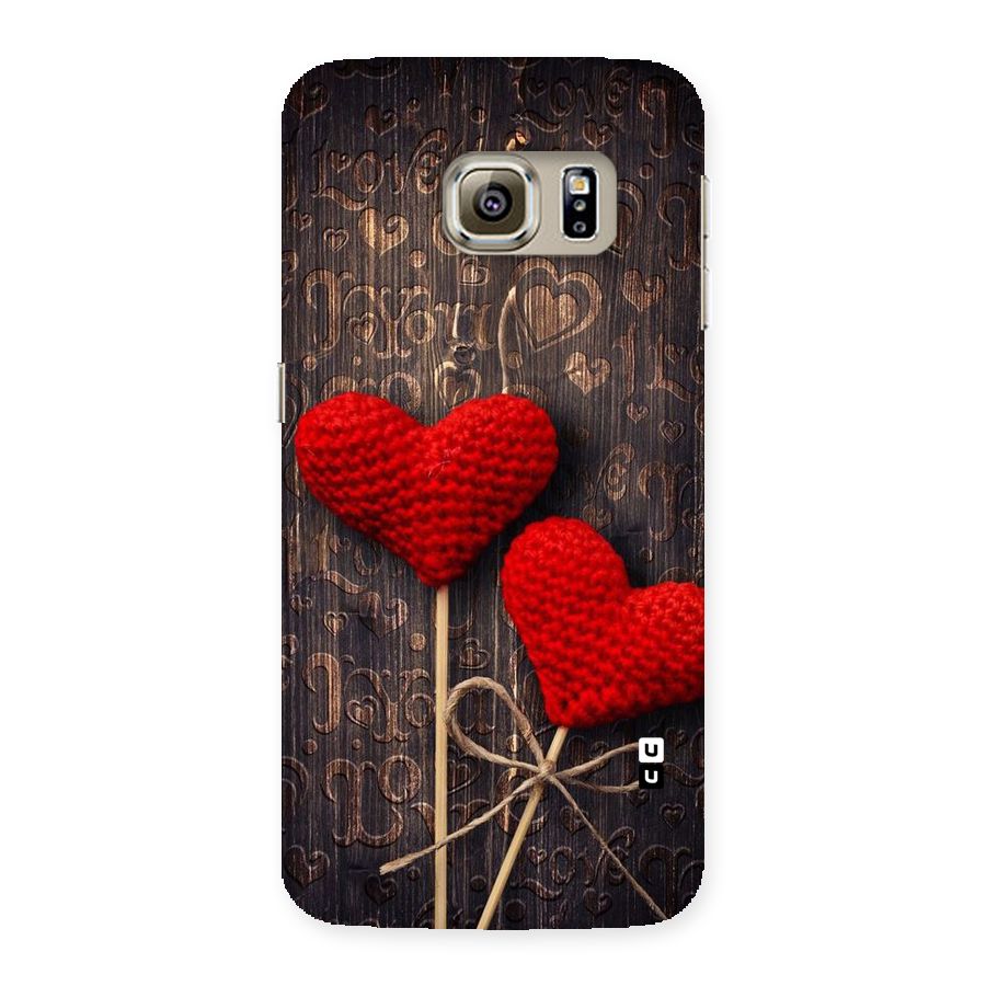 Thread Art Wooden Print Back Case for Samsung Galaxy S6 Edge