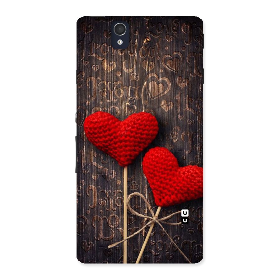 Thread Art Wooden Print Back Case for Sony Xperia Z