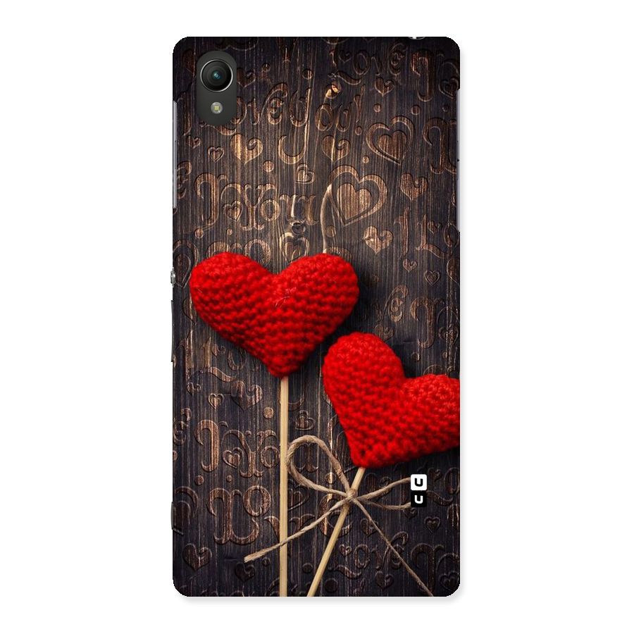 Thread Art Wooden Print Back Case for Sony Xperia Z2