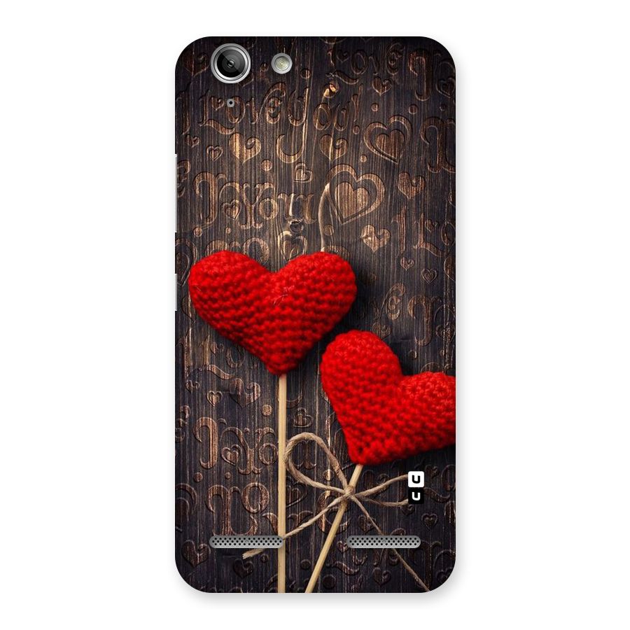 Thread Art Wooden Print Back Case for Vibe K5