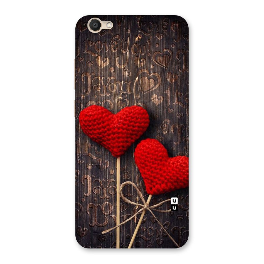 Thread Art Wooden Print Back Case for Vivo V5s