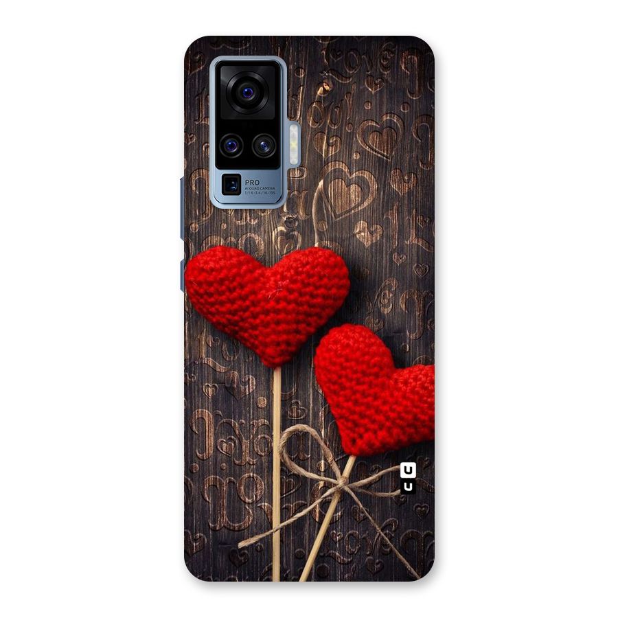Thread Art Wooden Print Back Case for Vivo X50 Pro