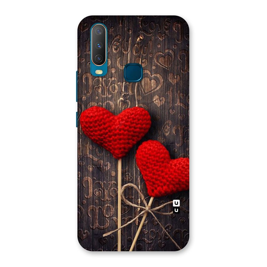 Thread Art Wooden Print Back Case for Vivo Y17