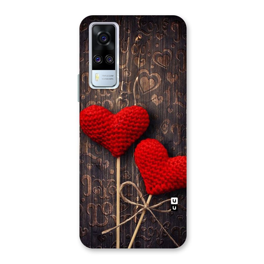 Thread Art Wooden Print Back Case for Vivo Y31