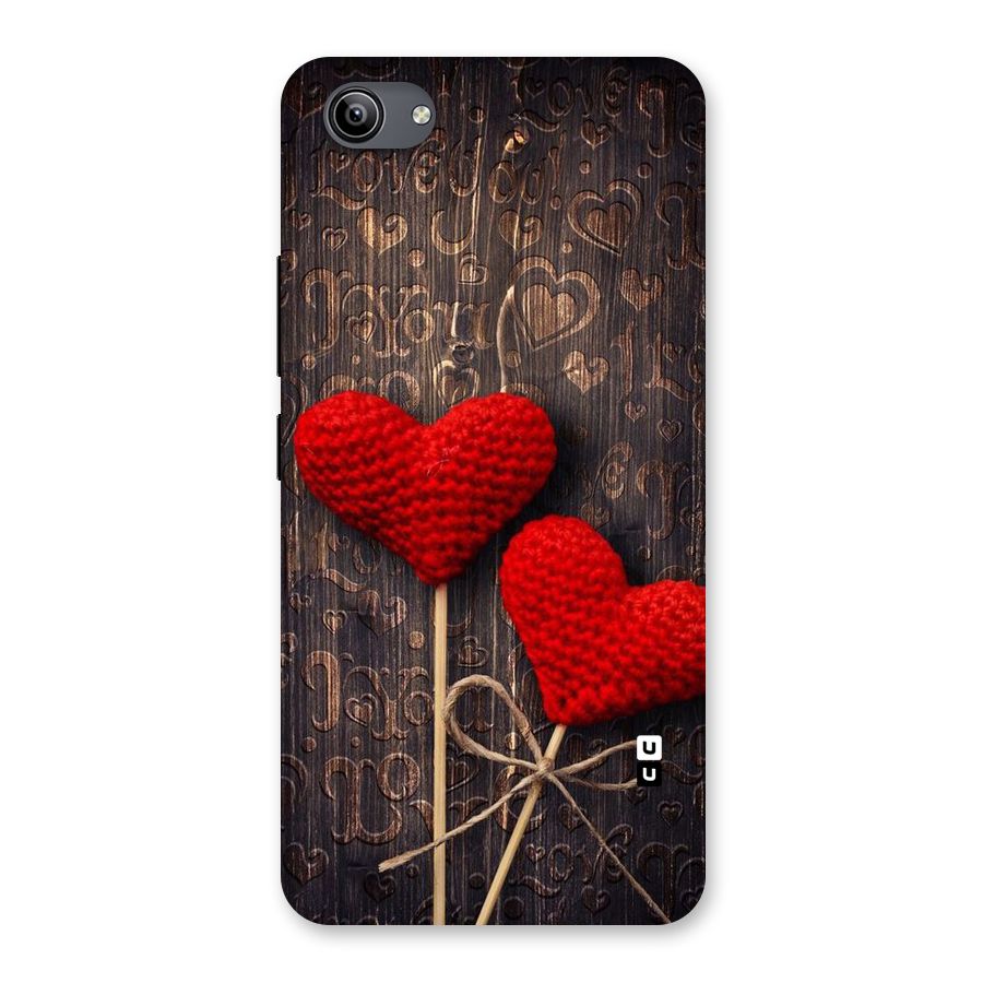 Thread Art Wooden Print Back Case for Vivo Y81i