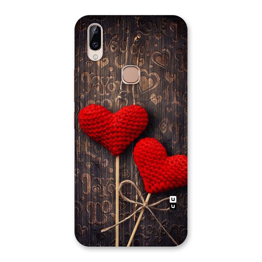 Thread Art Wooden Print Back Case for Vivo Y83 Pro