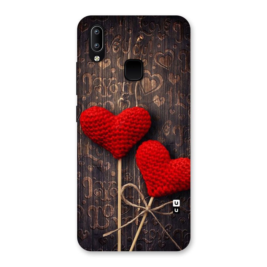 Thread Art Wooden Print Back Case for Vivo Y93