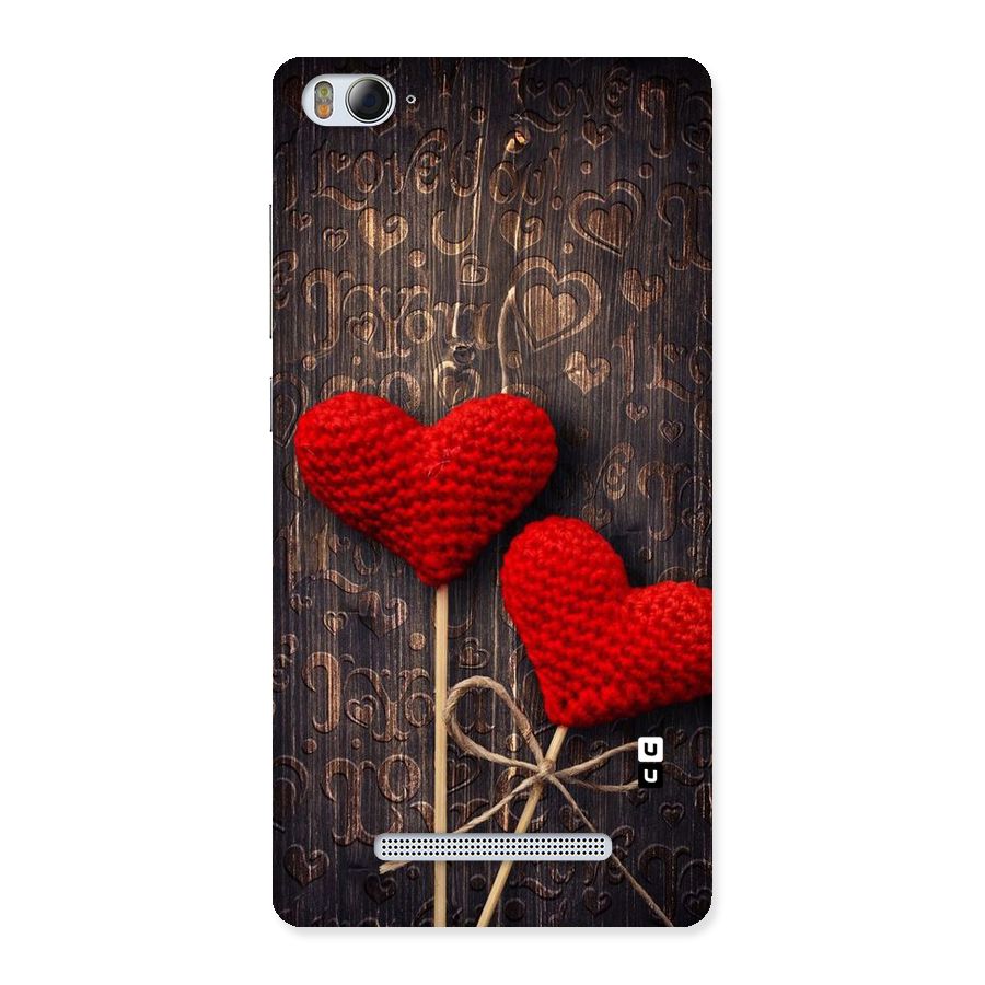 Thread Art Wooden Print Back Case for Xiaomi Mi4i
