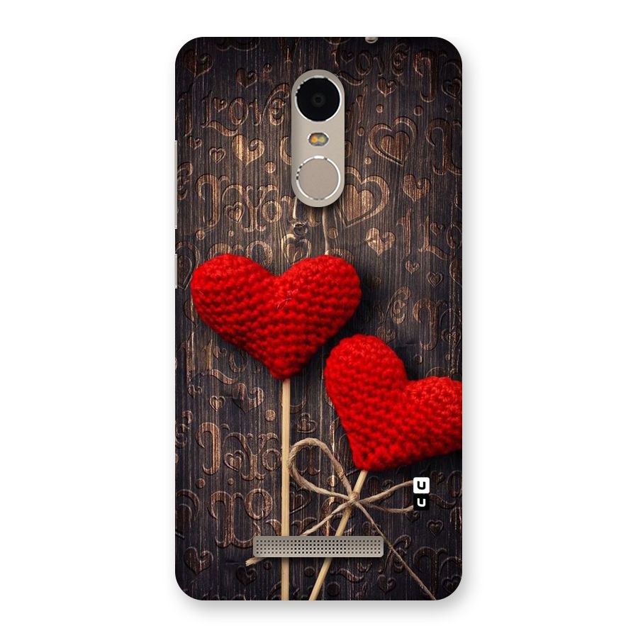 Thread Art Wooden Print Back Case for Xiaomi Redmi Note 3