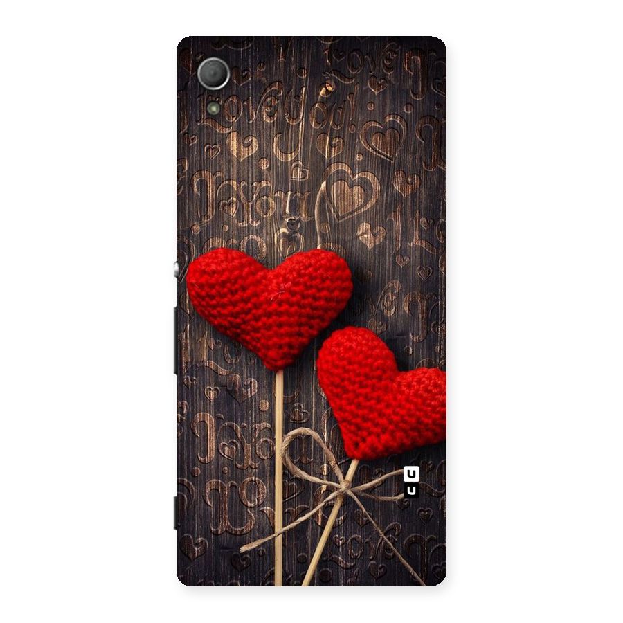 Thread Art Wooden Print Back Case for Xperia Z3 Plus
