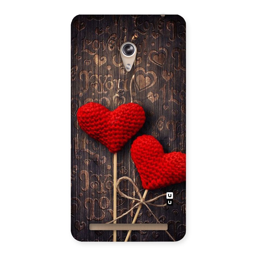 Thread Art Wooden Print Back Case for Zenfone 6