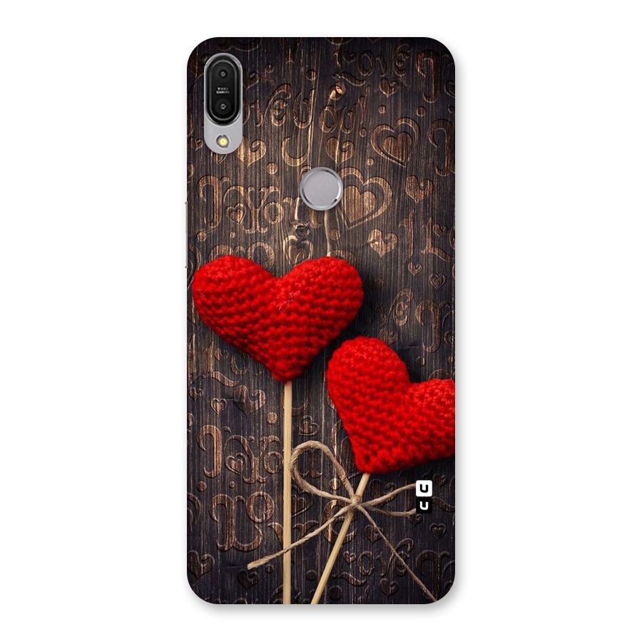 Thread Art Wooden Print Back Case for Zenfone Max Pro M1