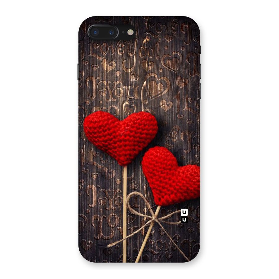 Thread Art Wooden Print Back Case for iPhone 7 Plus