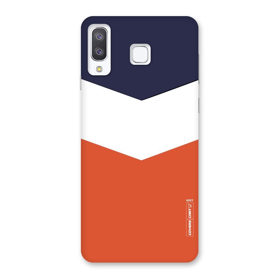 Three Colour Pattern Back Case for Galaxy A8 Star